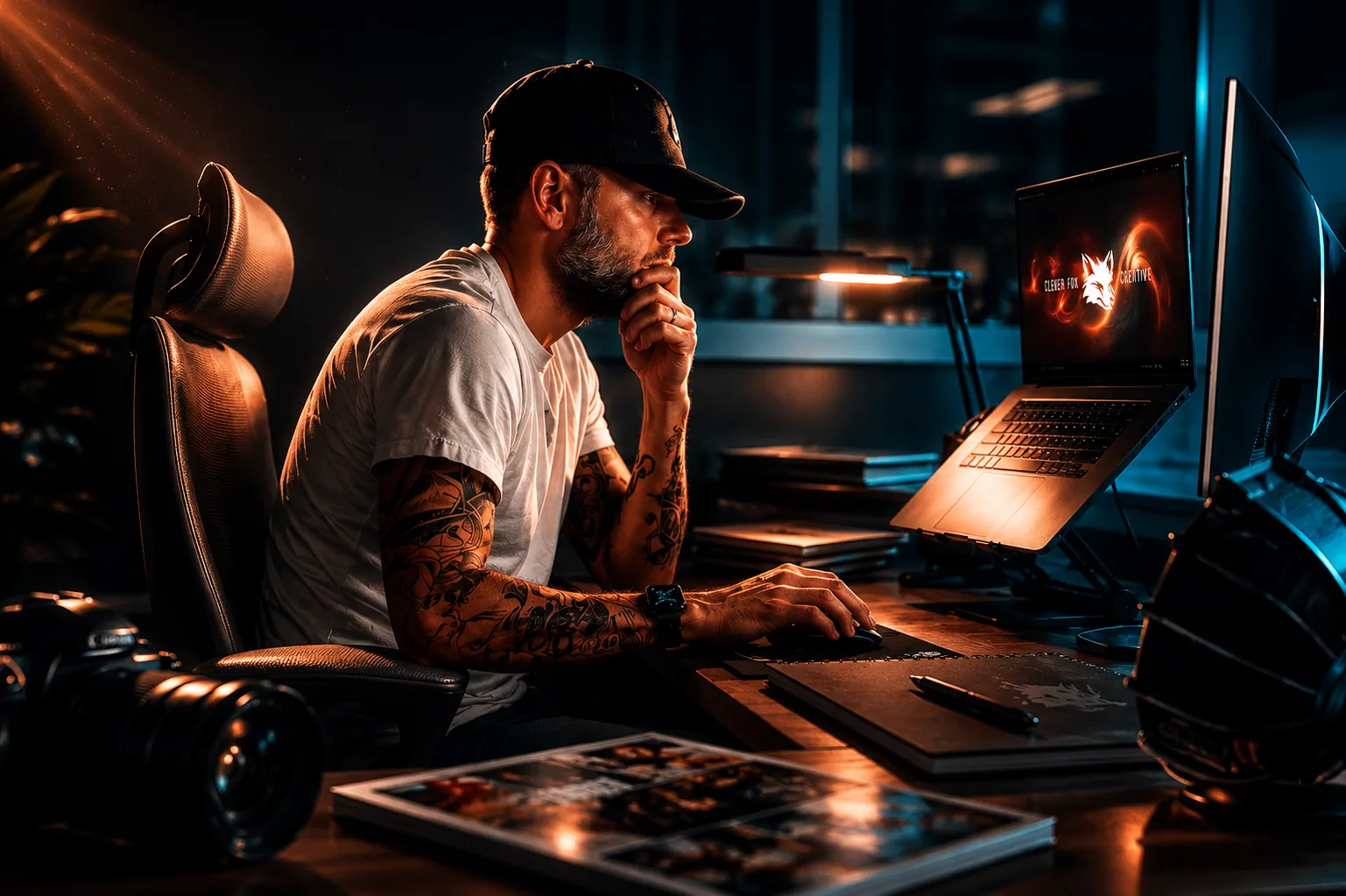 Matthew Brooksher at work