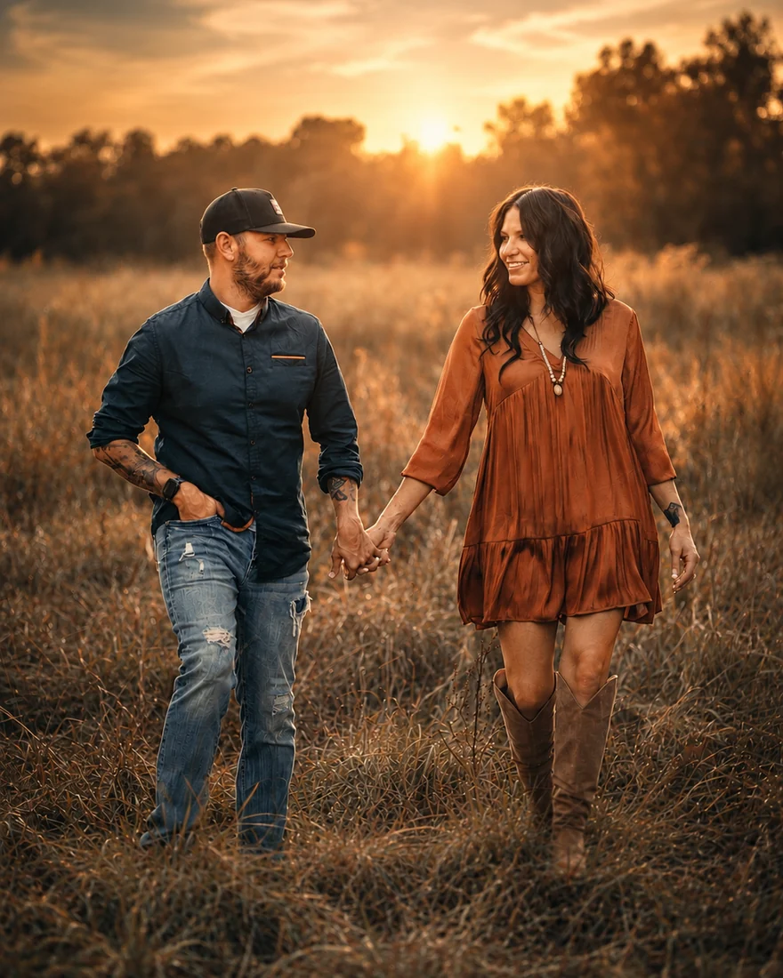 Matthew Brooksher and his wife
